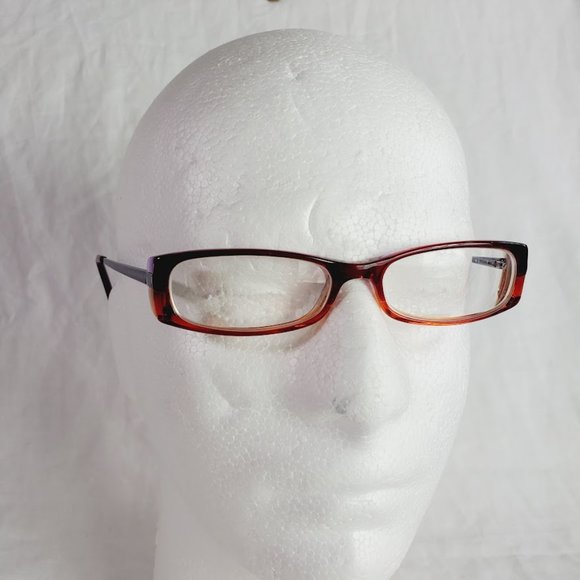 Chesterfield Seventh Street Eyeglasses Frames 50 15 135 Red Orange - Picture 6 of 6